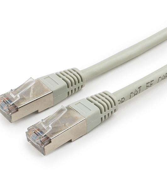 Патч-корд FTP Cablexpert cat.5e, 3м, литой, многожильный серый