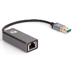 Кабель-переходник USB 3.0 (Am) --> LAN RJ-45 Ethernet 1000 Mbps, Aluminum Shell, VCOM DU312M, фото 1