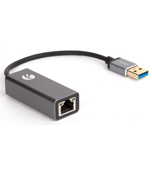 Кабель-переходник USB 3.0 (Am) --> LAN RJ-45 Ethernet 1000 Mbps, Aluminum Shell, VCOM DU312M
