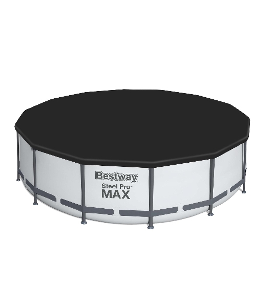 56950 BW, Bestway, Каркасный бассейн Steel Pro Max 427х107см, 13030л, фил.-насос 3028л/ч, лестница, тент, уп.1