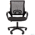 Кресло Chairman 696LT N TW-01 черный, ткань, 120 кг, механизм качания, фото7