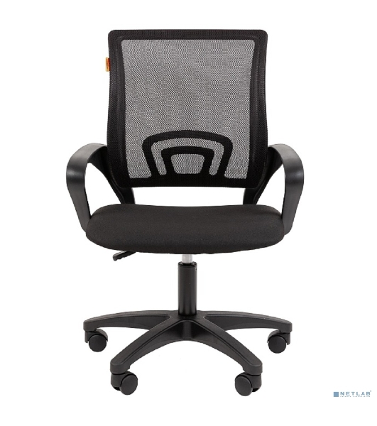 Кресло Chairman 696LT N TW-01 черный, ткань, 120 кг, механизм качания