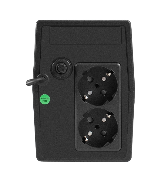 Источник бесперебойного питания ExeGate Power NB-450.LED.AVR.2SH (450VA/270W, LED, AVR, 2*Schuko, батарея 12V 4.5Ah, черный)