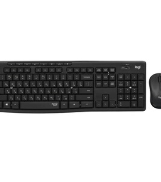 Комплект клавиатура+мышь Logitech MK295 беспроводной, USB, чёрный