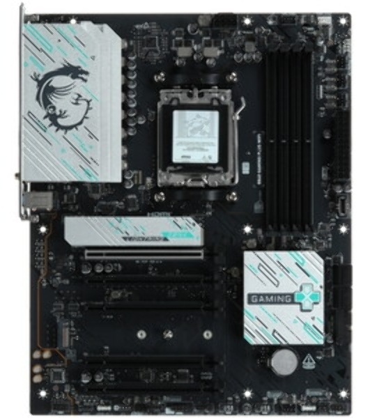 Материнская плата MSI B840 GAMING PLUS, Socket AM5, AMD B840, 4xDDR5, 4xSATA, 2xM.2, 1xPCI-E 4.0 x16, 1xPCI-E 3.0 x4, 3xPCI-E 3.0 x1, 1xHDMI, 1x 2.5Gb LAN, 4xUSB-A 2.0, 2xUSB-A 5Gbps, 1xUSB-C 5Gbps, 1xUSB-A 10Gbps, 1xUSB-C 10Gbps, 3x3.5 мм, 7.1, ATX