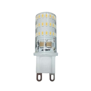 Лампа светодиодная JazzWay PLED-G9 5Вт капсульная 2700К теплый белый G9 320 лм 220-230В
