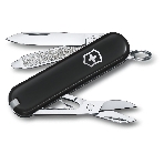 Нож перочинный Victorinox Classic Dark Illusion (0.6223.3G) 58мм 7 функций черный карт.коробка, фото 1