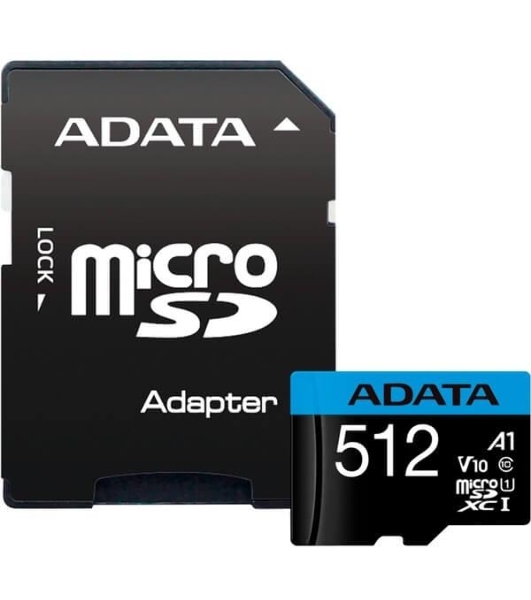 Флеш карта MICRO SDXC 512Gb AUSDX512GUICL10A1-RA1 ADATA