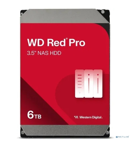Жесткий диск WD Red Pro 6Tb 3.5' SATA3, 7200rpm, 256MB