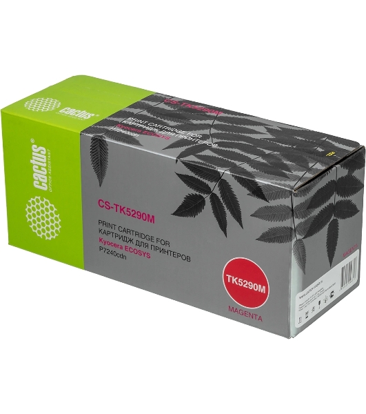 Картридж лазерный Cactus CS-TK5290M пурпурный (13000 стр.) для Kyocera ECOSYS P7240cdn