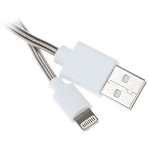 Кабель Qumo light series, USB-Apple 8 pin, 1м, 5В, 1A, опл. PVC, кон. PVC, белый, фото7