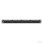 Патч-панель ExeGate EPP3-19-24-8P8C-C6-110D-C (19', UTP, 24 port, cat.6, KRONE&110(dual IDC), 1U, RoHS, с кабельным органайзером и защитными шторками, Black, RTL), фото8