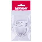 Аудиокабель AUX Rexant 3.5 мм в тканевой оплетке 1 м белый, фото3
