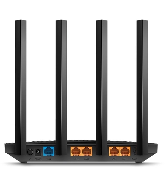 Роутер беспроводной TP-Link Archer C6U AC1200 10/100/1000BASE-TX/4G ready черный