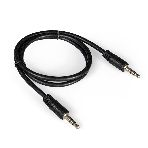 Кабель аудио Exegate EX284941RUS EX-CCA-404-0.5 (3.5mm Jack M/3.5mm Jack M, 0,5м, позолоченные контакты), фото 1