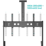 Подставка для телевизора ONKRON TS2080 черный 60'-120' макс.150кг напольный мобильный, фото17