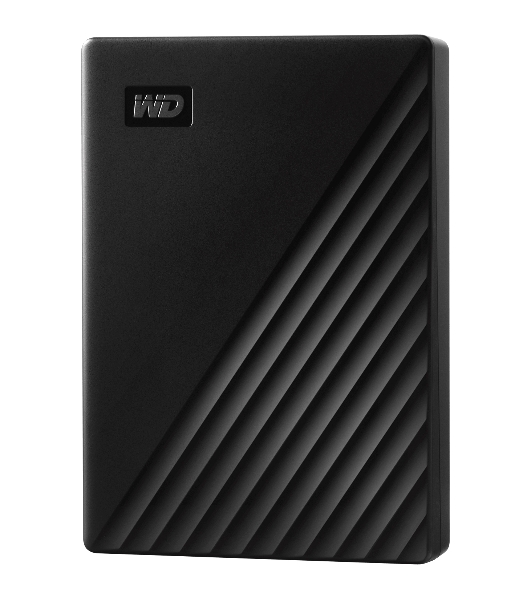 Внешний HDD 2.5' Western Digital My Passport, 4TB, USB 3.2 Gen 1 Type-A, 5400 rpm, черный