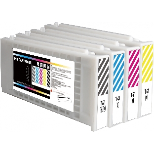 Картридж струйный Cactus CS-EPT41F4 T41F4 желтый пигментный (350 мл) для Epson SureColor SC-T5400M/SC-T3405/SC-T5405
