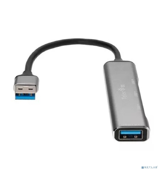 Переходник USB 3.0 -->USB3.0+3 USB2.0, Aluminum Shell, 0.2м Telecom TA308U