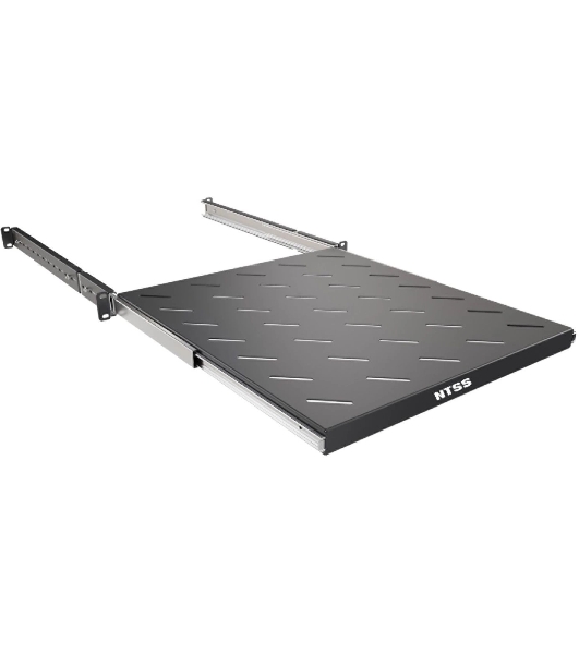 Полка выдвижная NTSS NTSS-MSKB-FS-800-BL 1U нагр.:20кг. 19' 500мм черный