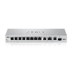 Коммутатор мультигигабитный Smart L2 коммутатор Zyxel XGS1250-12, 8xGE, 3x1/2,5/5/10G, 1xSFP+, кнопка LED ECO Mode, настольный, фото12