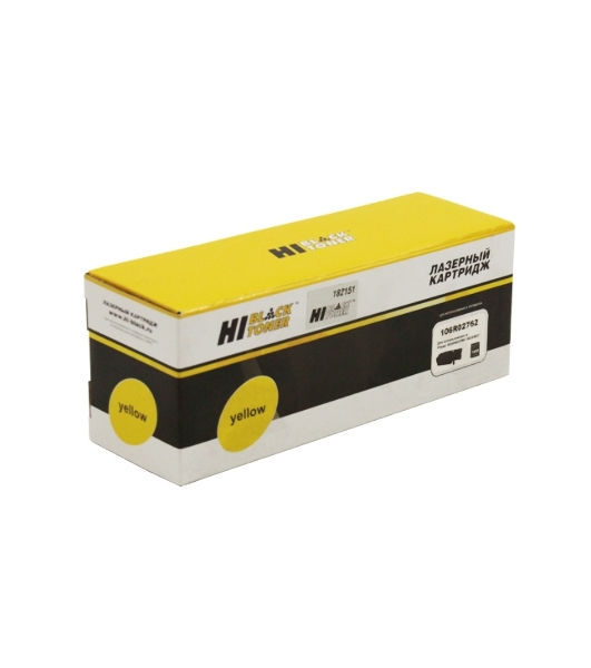 Расходные материалы Hi-Black 106R02762 Картридж для Xerox Phaser 6020/6022/ WC 6025/6027 (Hi-Black) 106R02762, Y, 1К      