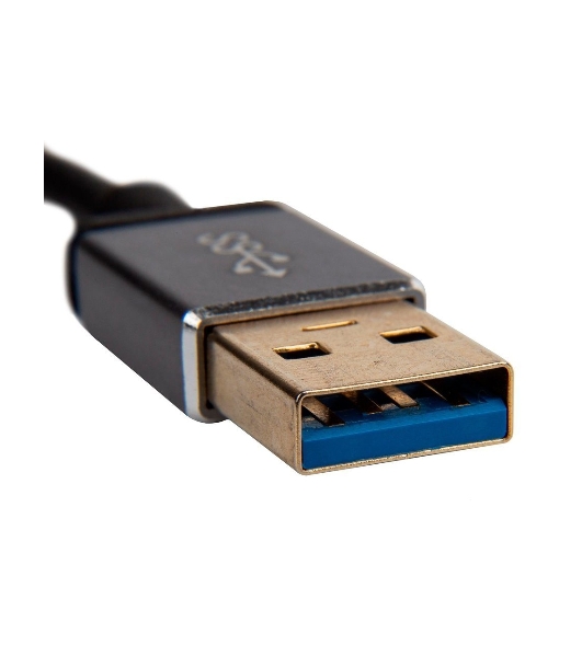 Кабель-переходник USB 3.0 (Am) --> LAN RJ-45 Ethernet 1000 Mbps, Aluminum Shell, VCOM DU312M