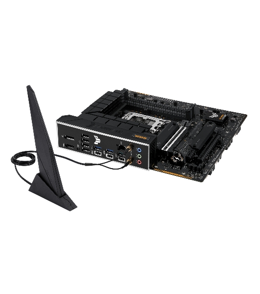Материнская плата ASUS TUF GAMING B760M-BTF WIFI D4, LGA 1700, Intel B760, 4xDDR4, 4xSATA, 3xM.2, 1xPCIe 5.0 x16, 1xPCIe 4.0 x4, 1xPCIe x1, 1xUSB-A 3.2 Gen 2, 2xUSB-A 3.2 Gen 1, 4xUSB 2.0, 1xUSB-C 3.2 Gen 1, 1xUSB-C 3.2 Gen 2, 1x2.5Gb LAN, 3x3.5 мм, 7.1, 2.5Gb LAN, Wi-Fi 6, Bluetooth 5.2, mATX