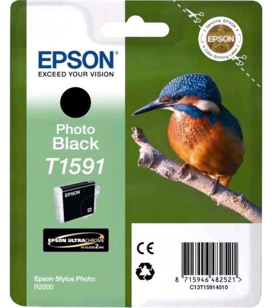 Картридж струйный Epson C13T15914010 фото черный (850 стр) для Epson St Ph R2000