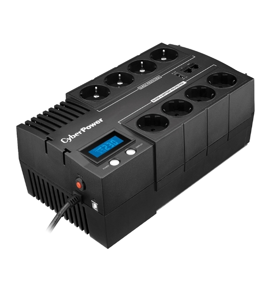 Источник бесперебойного питания CyberPower BR1200ELCD/1200 ВА/720 Вт/8 х CEE 7 (евророзетка)