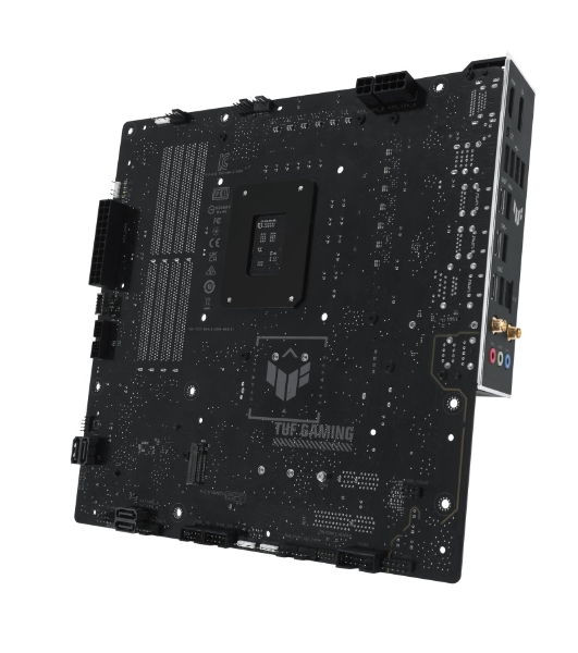 Материнская плата ASUS TUF GAMING B760M-BTF WIFI D4, LGA 1700, Intel B760, 4xDDR4, 4xSATA, 3xM.2, 1xPCIe 5.0 x16, 1xPCIe 4.0 x4, 1xPCIe x1, 1xUSB-A 3.2 Gen 2, 2xUSB-A 3.2 Gen 1, 4xUSB 2.0, 1xUSB-C 3.2 Gen 1, 1xUSB-C 3.2 Gen 2, 1x2.5Gb LAN, 3x3.5 мм, 7.1, 2.5Gb LAN, Wi-Fi 6, Bluetooth 5.2, mATX