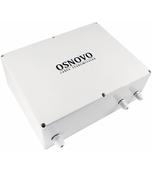 Уличный медиаконвертер OSNOVO GE с PoE, 1 х10/100/1000Base-T с PoE (до 30W), 1хSFP (1000Base-X)