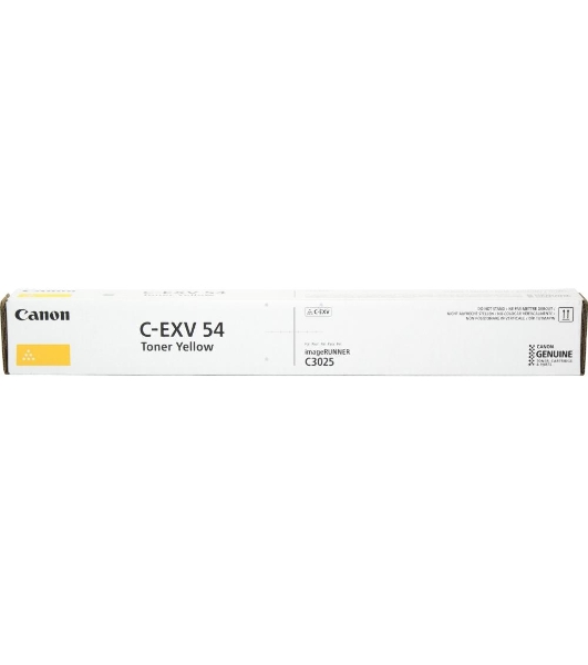 Картридж лазерный Canon C-EXV54Y (1397C002) желтый (8 500 стр.) для Canon imageRUNNER C3226i/C3025i/C3025/C3125i