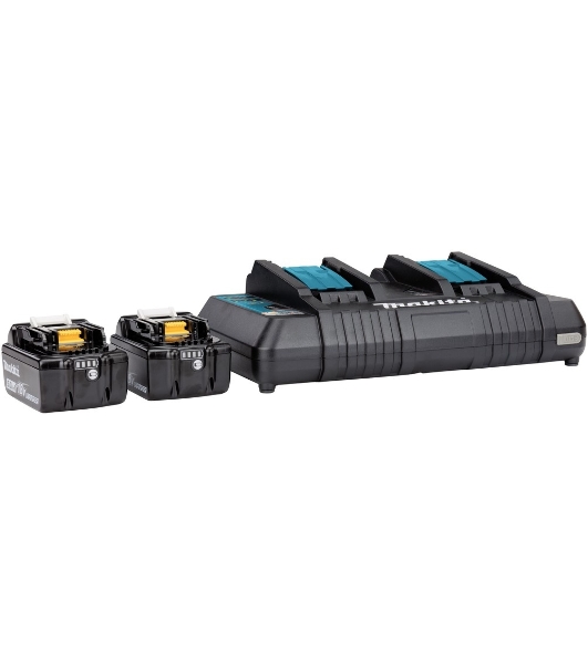 Аккумулятор+з\у Makita 191L75-3DC18RD-1шт+BL1850B-2шт,18В,5.0А·ч,Li-ion,кор