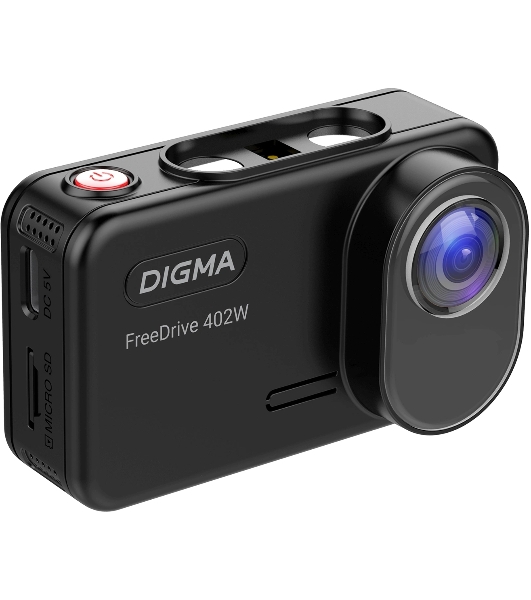 Видеорегистратор Digma FreeDrive 402W, 3840x2160, 2', Wi-Fi, G-сенсор, датчик движения
