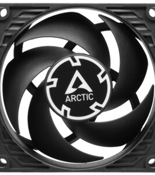 Вентилятор для корпуса Arctic P8 Max черный, 80 мм, 5000 об/мин, 25.3 дБ, 4 pin