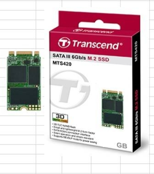 Накопитель SSD 240GB Transcend MTS420, 3D NAND, M.2[R/W - 560/500 MB/s]
