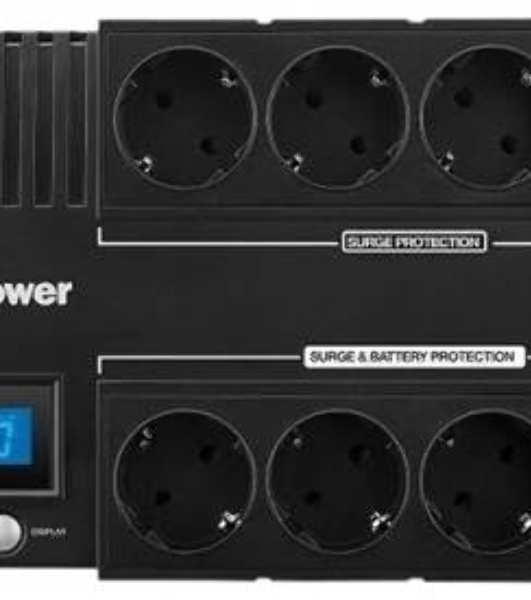 Источник бесперебойного питания CyberPower BR700ELCD 700 ВА/420 Вт/8 х CEE 7 (евророзетка)