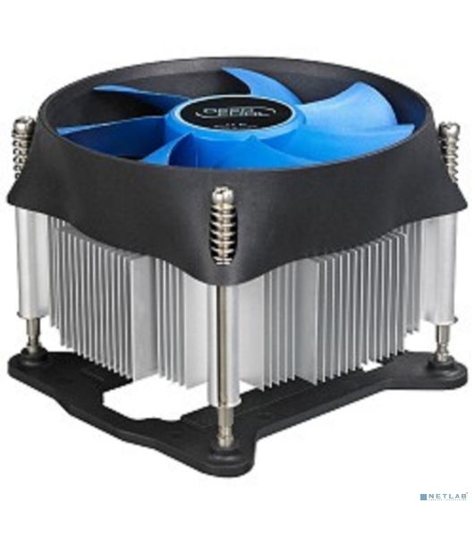 Кулер для процессора DEEPCOOL THETA 31 PWM черный/синий, 92 мм, алюминий/медь, 2400 об/мин, 32.5 дБ, 4 pin, 95 Вт, 60 мм