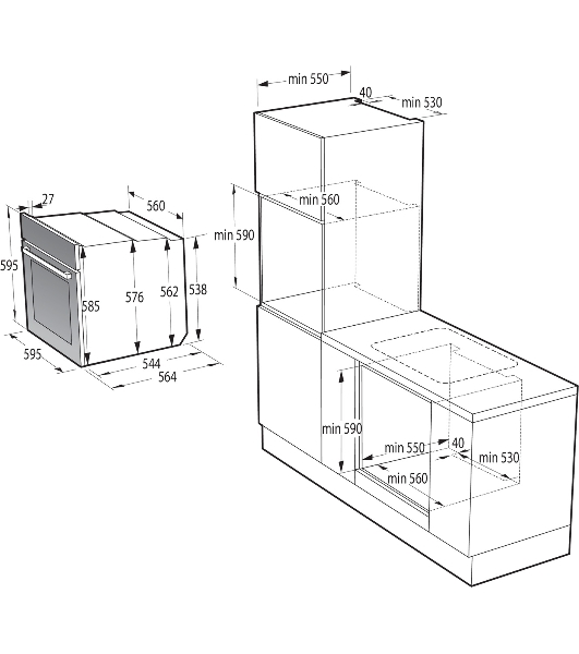 Духовой шкаф Gorenje BOS6737E20FBG