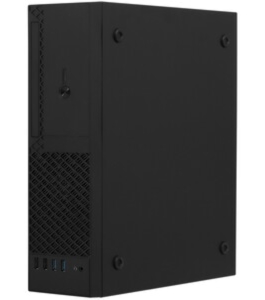 Компьютерный корпус с блоком питания 300Вт. Сase Foxline mATX Desktop 300W, 2xUSB 3.0, 2xUSB 2.0, toolless, Black, 8см. fan, powercord