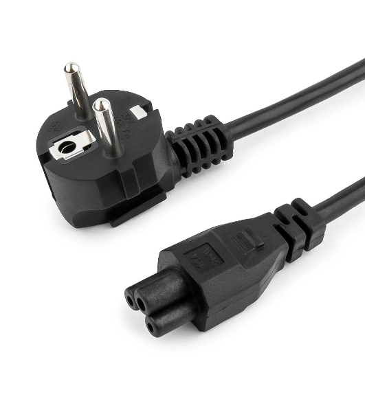 Кабель питания для ноутбуков Cablexpert PC-186-ML12 1.8м, 3-pin, с зазем., пакет