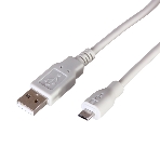 Кабель Rexant micro USB (male) штекер - USB-A (male) штекер, 1,8 м, белый (PE пакет), фото 1