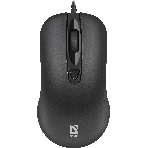 Мышь проводная Defender Classic MB-230 черный, 1600 dpi, USB, кнопки - 4, фото9