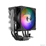 Кулер PCCooler R400 ARGb черный 92мм алюминий+медь 2200r m 30db 4-pin 180W 133мм, фото3