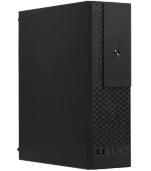 Компьютерный корпус с блоком питания 300Вт. Сase Foxline mATX Desktop 300W, 2xUSB 3.0, 2xUSB 2.0, toolless, Black, 8см. fan, powercord