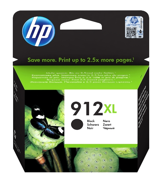 Картридж струйный HP 912 3YL84AE черный (825стр.) для HP OfficeJet 801x/802x
