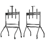Подставка для телевизора ONKRON TS2080 черный 60'-120' макс.150кг напольный мобильный, фото10
