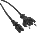 Кабель питания ноутбуков, аудио/видео ExeGate Power PCN-3P (CEE7/16->С7) VDE-250V-2*0.5-CU, 6A, 3м, фото 1