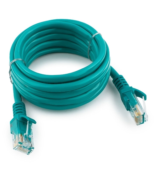 Патч-корд UTP Cablexpert кат.5e, 2м, литой, многожильный (зеленый)